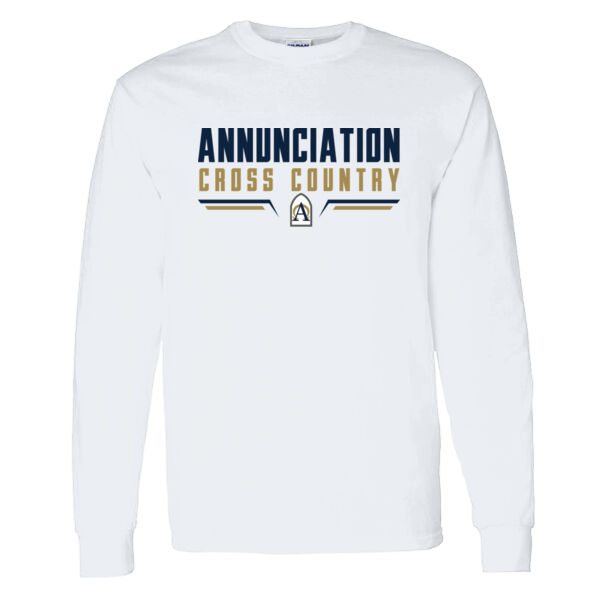 Annunciation Cross Country White Heavy Cotton 100% Cotton Long Sleeve T Shirt Thumbnail