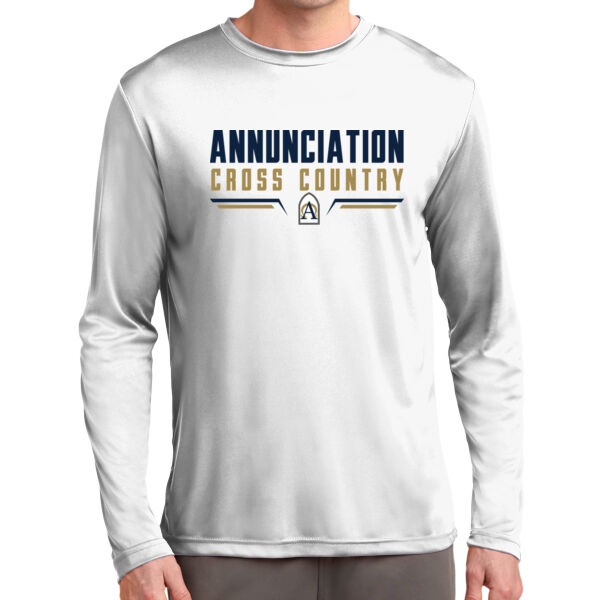 Annunciation Cross Country Long Sleeve White PosiCharge Competitor Tee Thumbnail