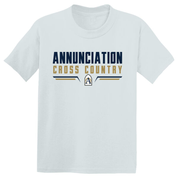 Annunciation Cross Country Youth White PosiCharge Competitor Tee Thumbnail