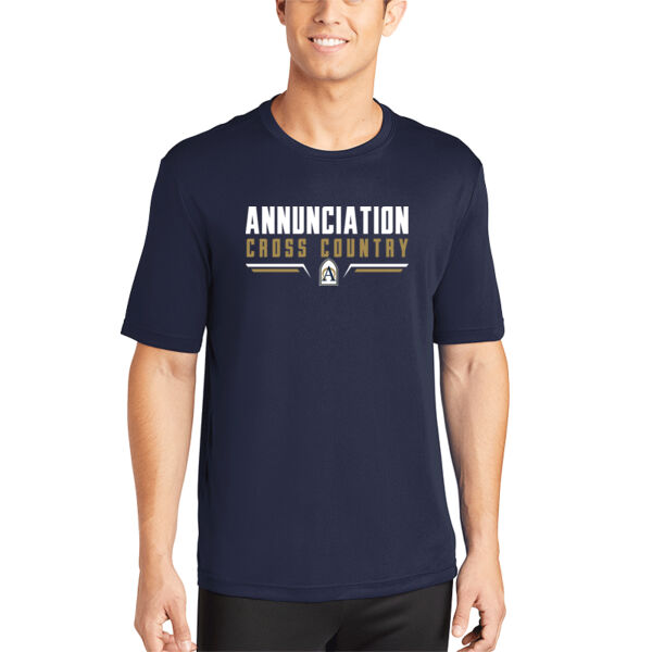 Annunciation Cross Country Navy PosiCharge Competitor Tee Thumbnail