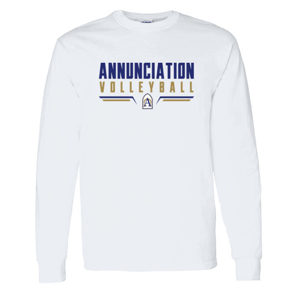 Annunciation CYO Volleyball White Heavy Cotton 100% Cotton Long Sleeve T Shirt Thumbnail