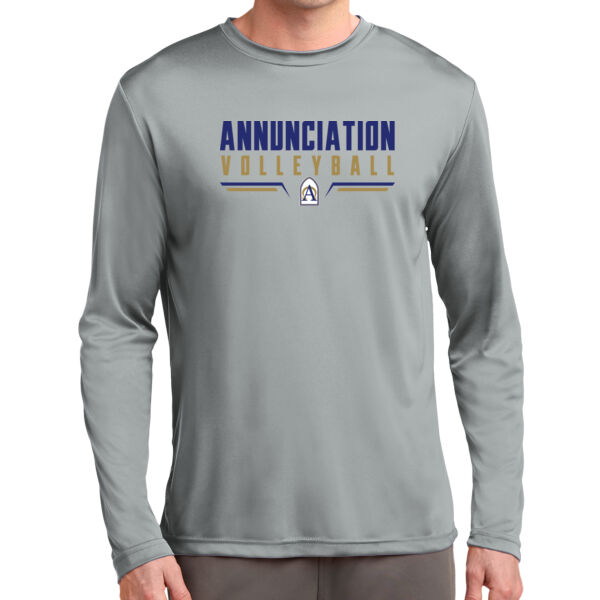 Annunciation CYO Volleyball Long Sleeve Silver PosiCharge Competitor Tee Thumbnail