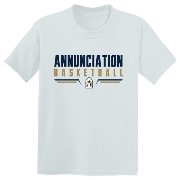 Annunciation Basketball Youth White PosiCharge Competitor Tee Thumbnail