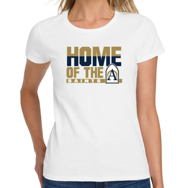 Annunciation Spirit Wear Ladies White Heavy Cotton 100% Cotton T Shirt Thumbnail