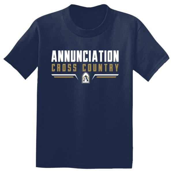 Annunciation Cross Country Youth Navy PosiCharge Competitor Tee Thumbnail