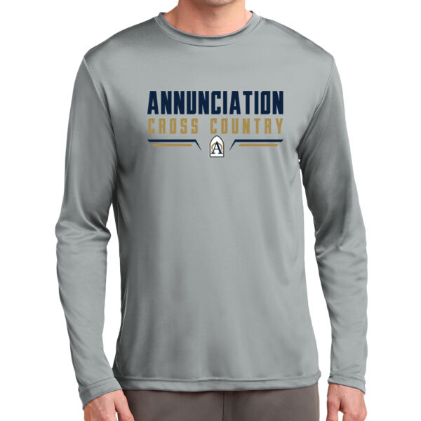 Annunciation Cross Country Long Sleeve Silver PosiCharge Competitor Tee Thumbnail
