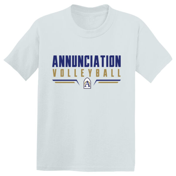 Annunciation CYO Volleyball Youth White PosiCharge Competitor Tee Thumbnail